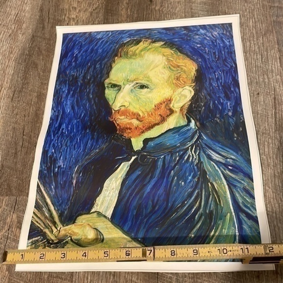 Vincent van Gogh art self portrait print on canvas - Picture 3 of 5